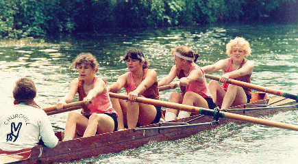 Mays 1986: Women's 4th boat
